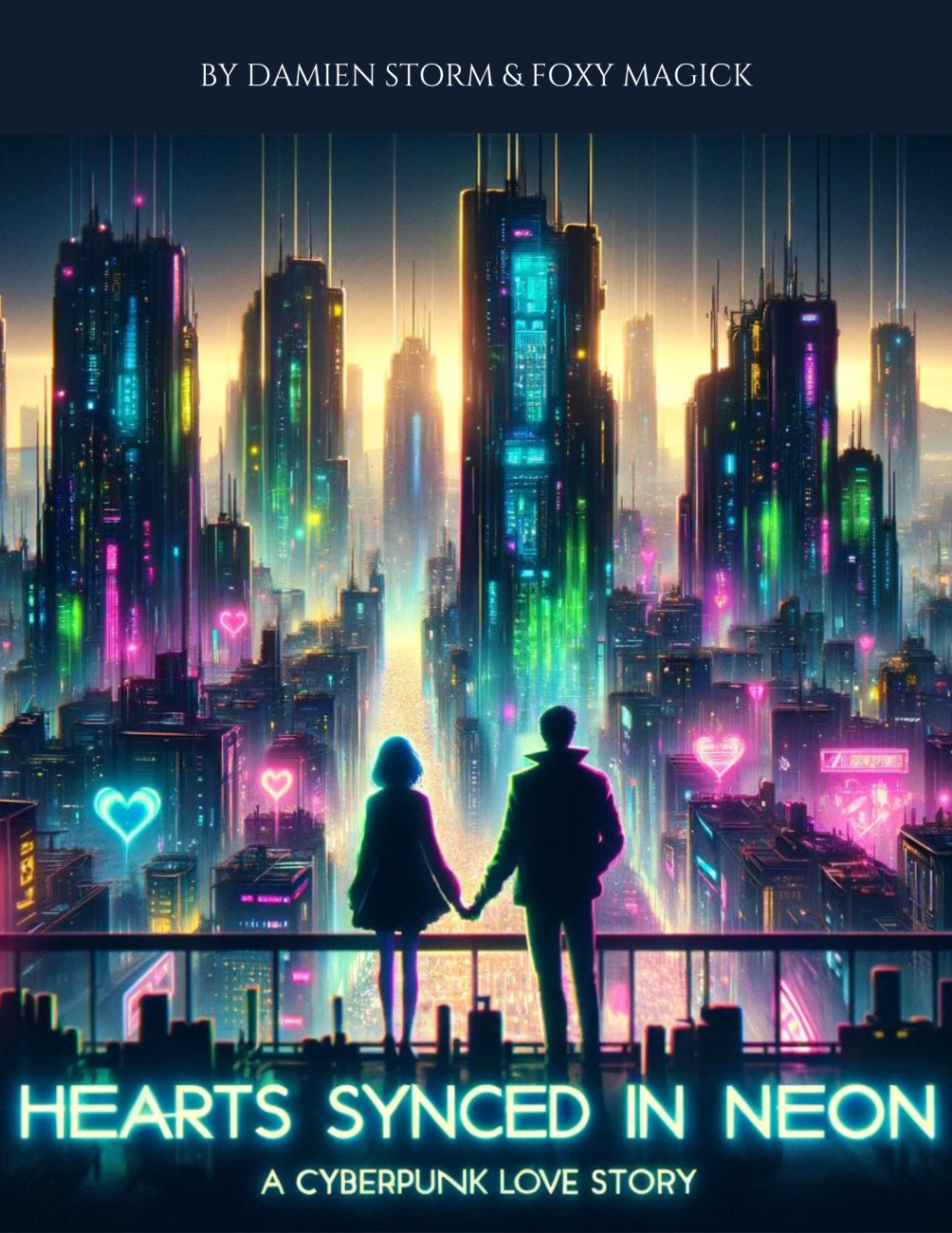 Hearts Synced in Neon eBook